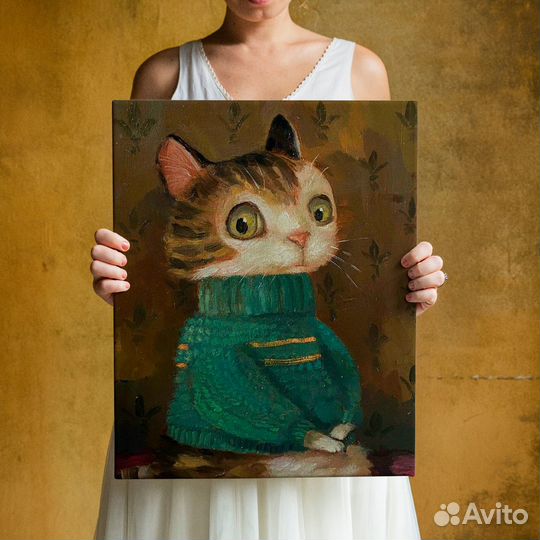 Картина интерьерная / постер на холсте 30x40см