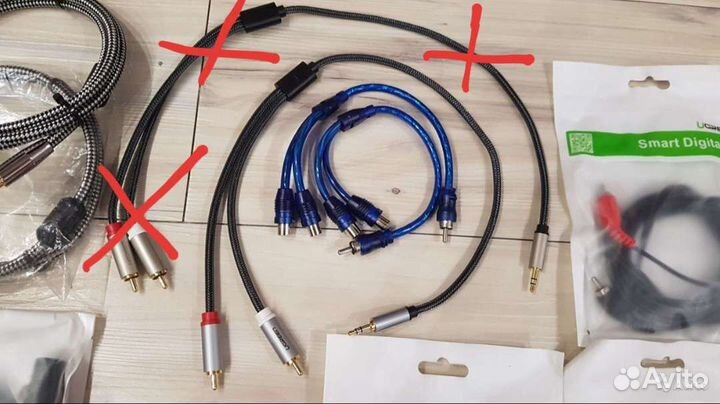 Разные шнуры, переходники (RCA, scart, S-Video )