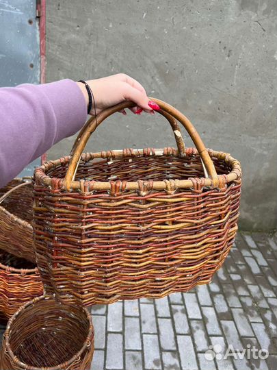 Корзина плетеная