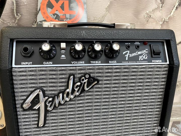 Электрогитара с комбиком Fender комплект