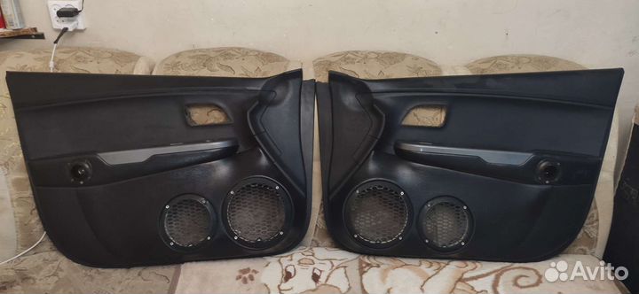 Дверные карты kia rio 3 под музыку