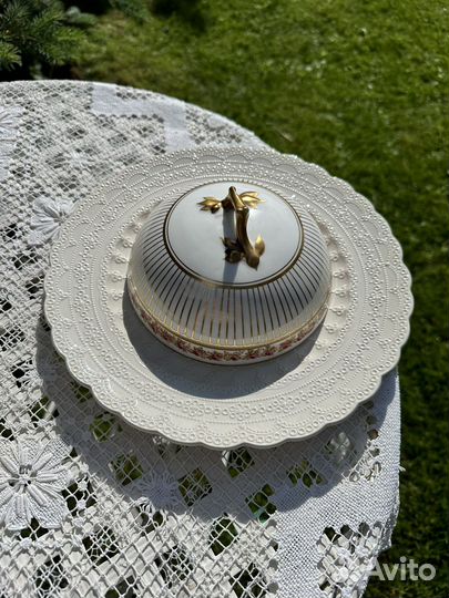 Маффин диш, блюдо с крышкой, сырница Англия