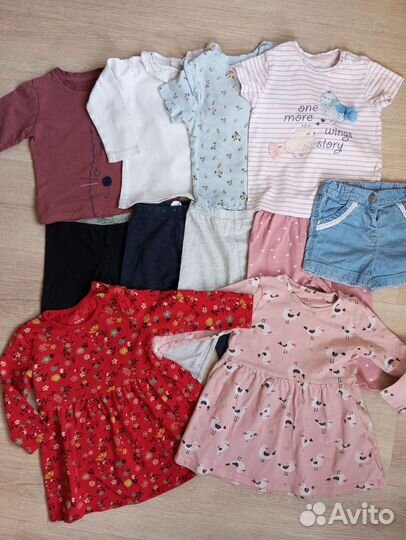 Одежда для девочки 80, 86