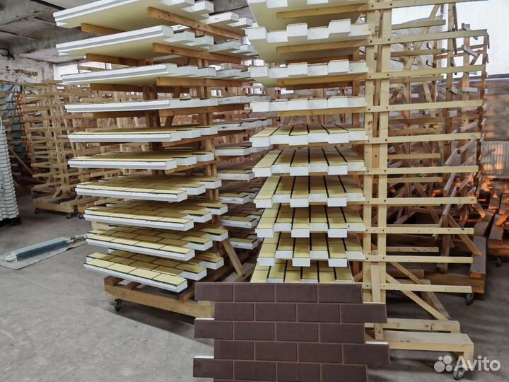 Фасадные термопанели под кирпич