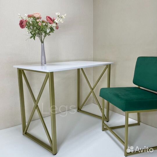 Опора мебельная/подстолье Legs цвет латунь