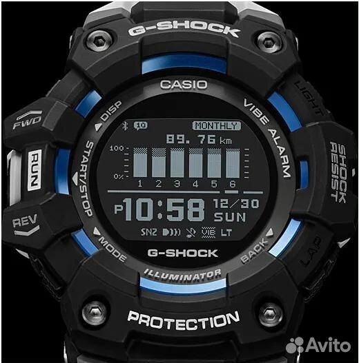 Мужские наручные часы Casio G-Shock GBD-100-1A7