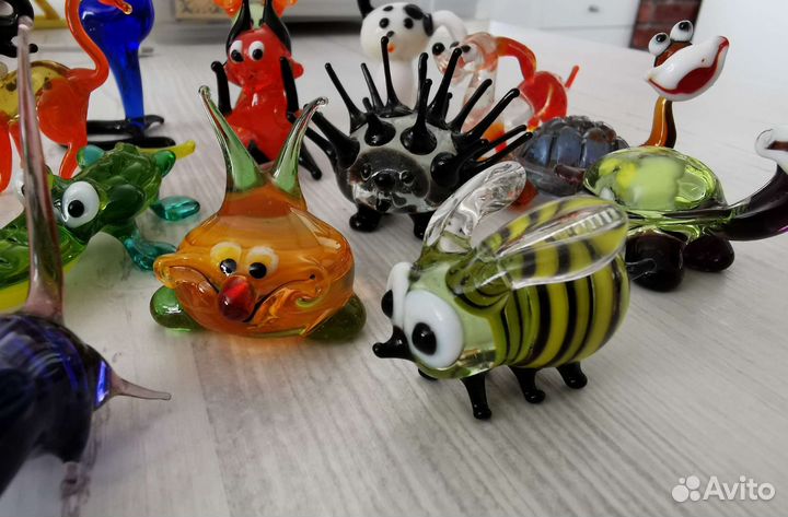 Коллекция стеклянных фигурок Гусь-Хрустальный