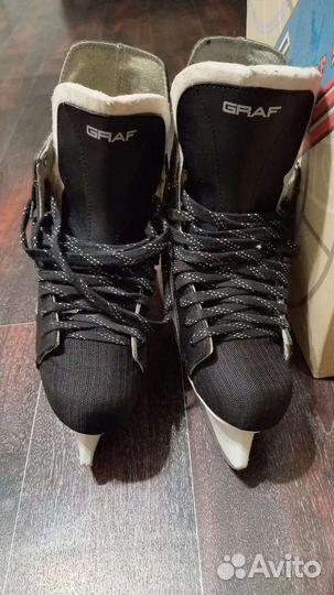 Коньки хоккейные graf 43 размер