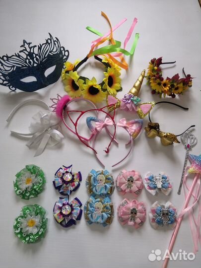 Заколки ободки для принцессы