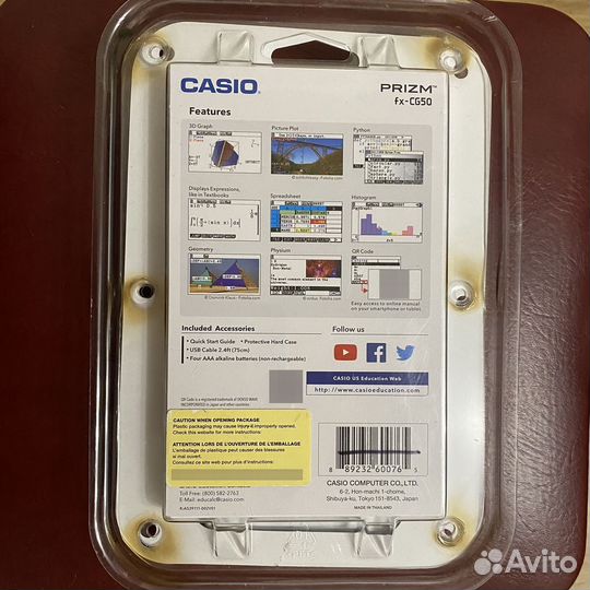Калькулятор casio FX-CG50