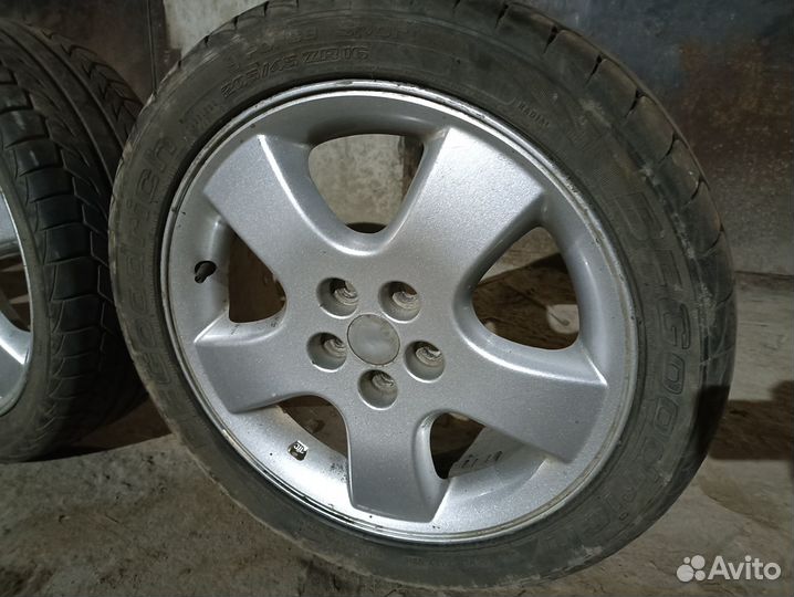 Колёса литые в сборе с летней резиной 205/45R16