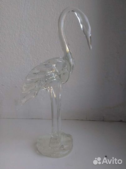 Хрустальный журавль. Статуэтка СССР