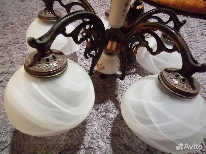 Люстра потолочная подвесная бу