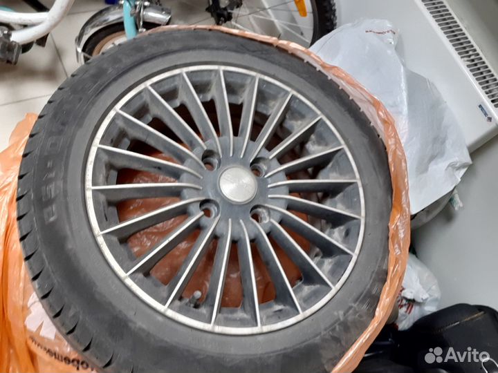 Колеса в сборе диски skad Кама-Евро-129 195/55 R15