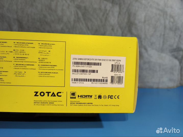 Zotac Gaming GeForce RTX 3070 Twin Edge OC (ZT-A30