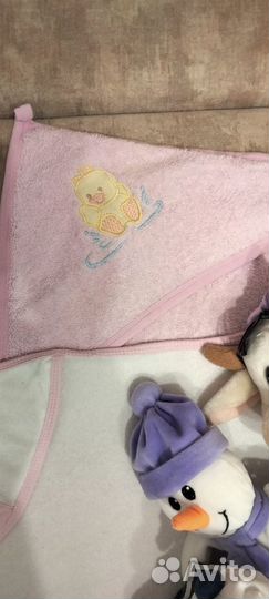 Полотенце уголок 2 шт.(игрушки в подарок)