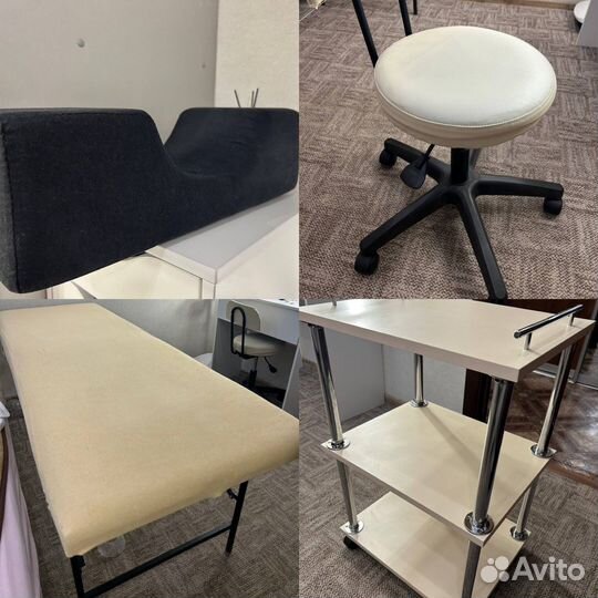 Кушетка, чехол, подушка, тумба, стул