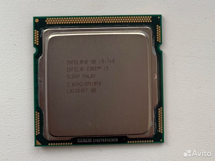 Процессор intel i5-760 2,8 GHZ LGA1156