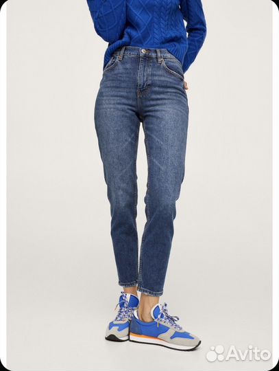 Джинсы mango mom 36