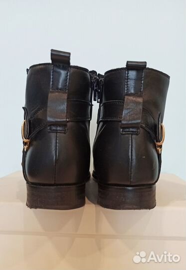 Ботинки демисезонные женские черные размер 40
