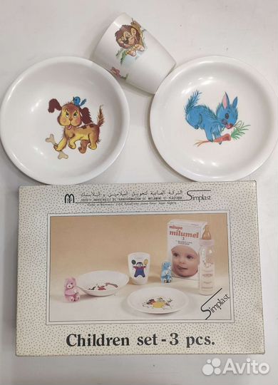 Детская небьющаяся посуда