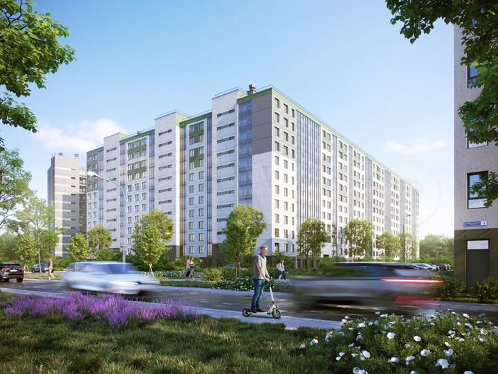 2-к. квартира, 59 м², 9/12 эт.