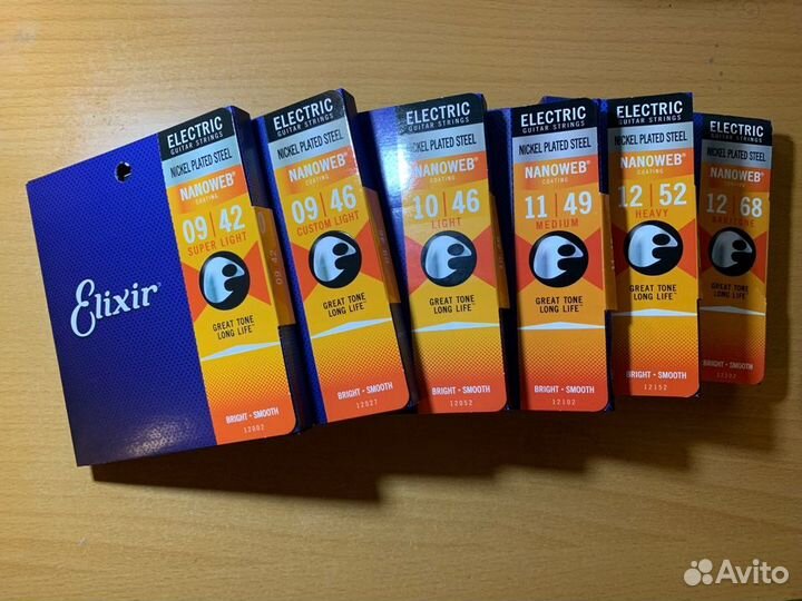 Струны Elixir Optiweb / Nanoweb оригинал