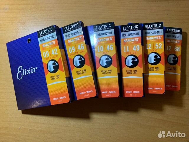 Струны Elixir Optiweb / Nanoweb оригинал