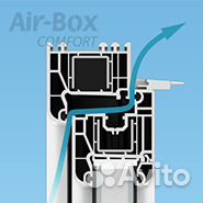 Клапан вентиляционный Air-Box Comfort, белый