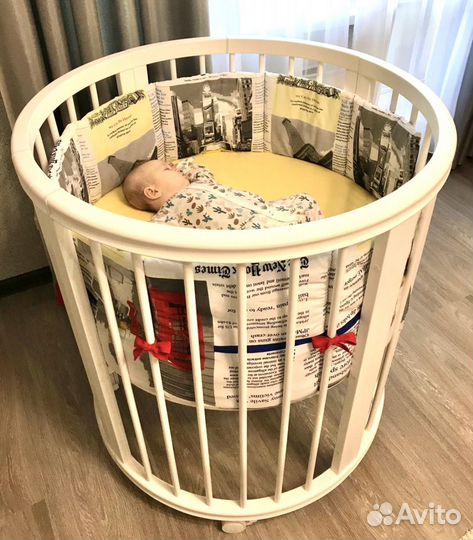 Кроватка-трансформер PremiumBaby EcoSleep 9в1 / Бе