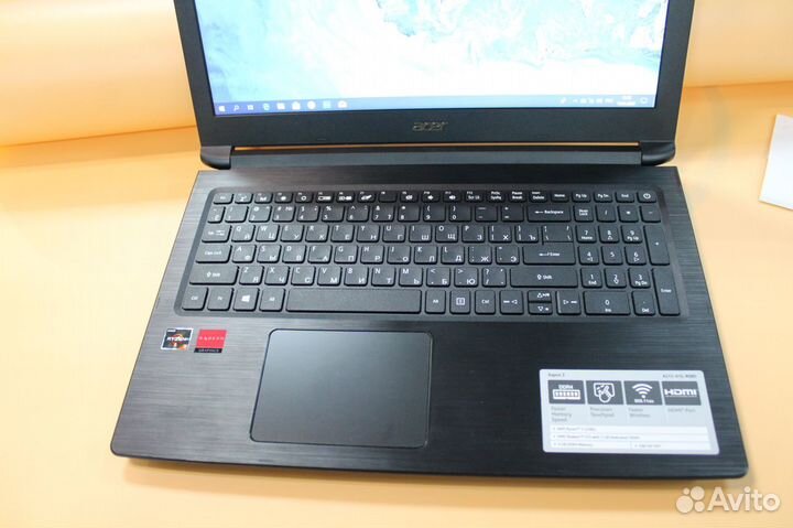 Ноутбук Acer 15 дюймов Ryzen 3 SSD 4K 2 видеокарты