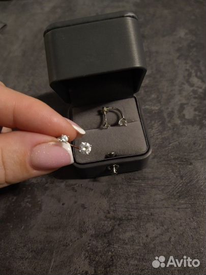Серьги серебро 925