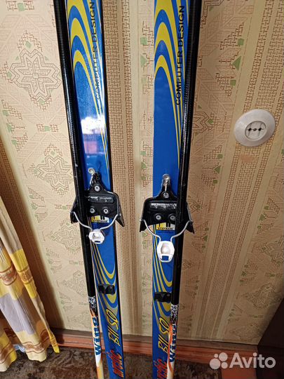 Лыжи беговые Sporten, в комплекте палки и ботинки