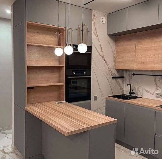 Угловая кухня на заказ гарантия 60 месяцев