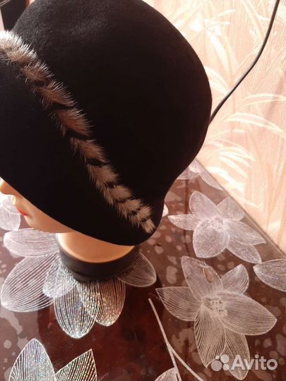 Шляпа фетровая женская