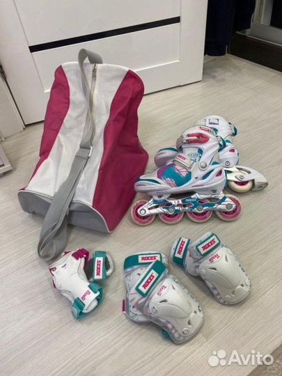 Роликовые коньки детские раздвижные