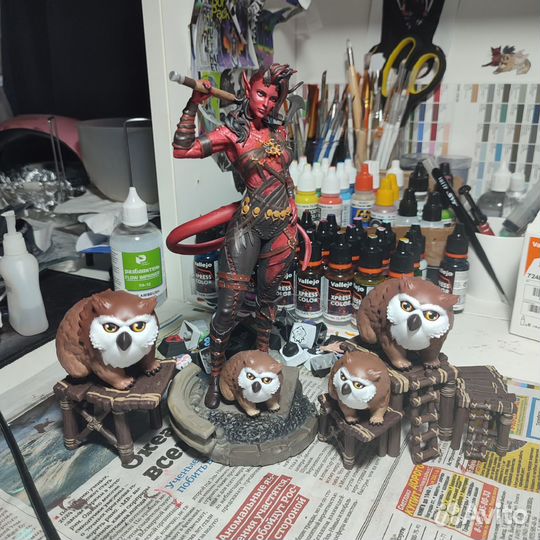 3Д печать, моделирование и покрас фигурок