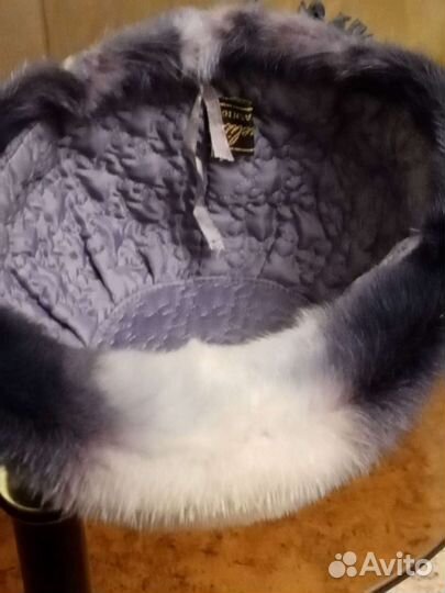 Шапка норковая женская