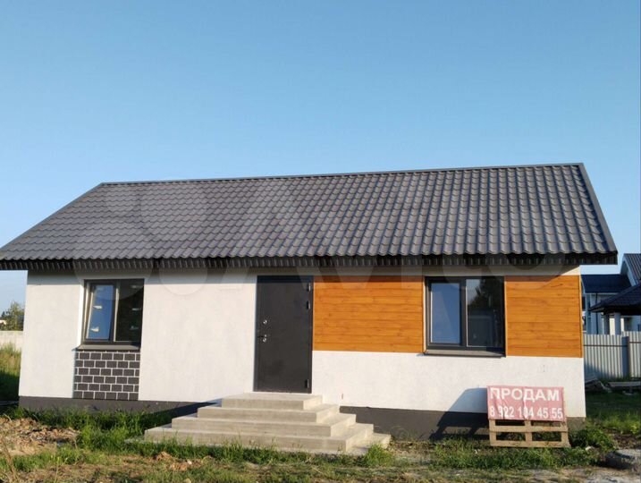 Коттедж 112 м² на участке 10 сот.