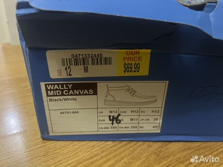 Ботинки Hey Dude 46