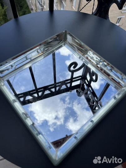 Поднос Zara home. Бокал подсвечник винтаж