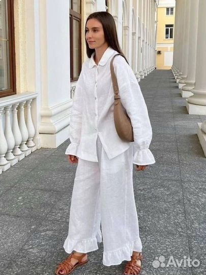Льняной костюм