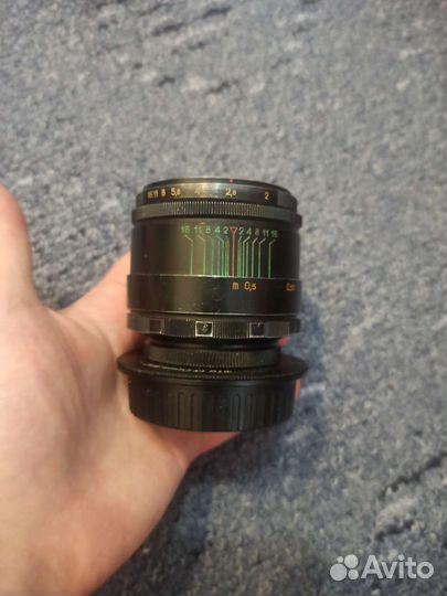 Объектив Гелиос 44-2 2/58 и индустар -л/з 2,8/50