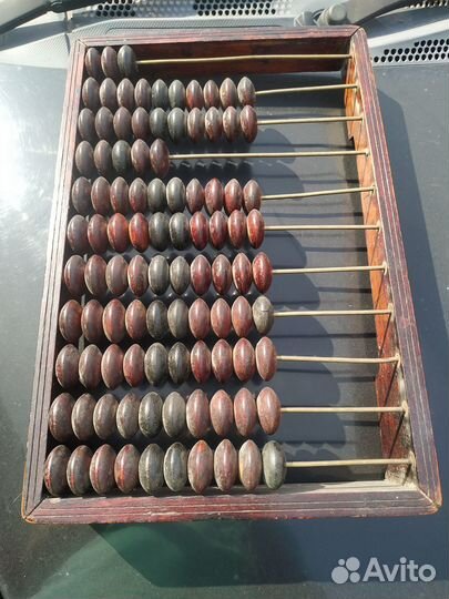 1950-е гг. Счеты ручные деревянные, СССР