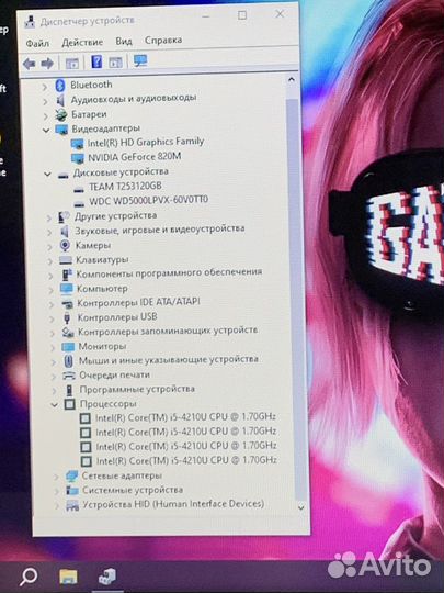 Тонкий игровой HP i5, озу 8gb, nvidia 2gb, SSD+HDD