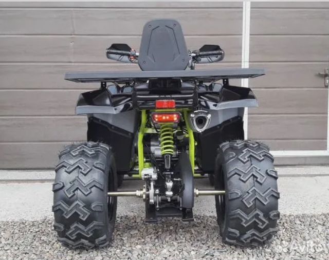 Квадроцикл Motoland Wild Track 200 LUX черно-зелен