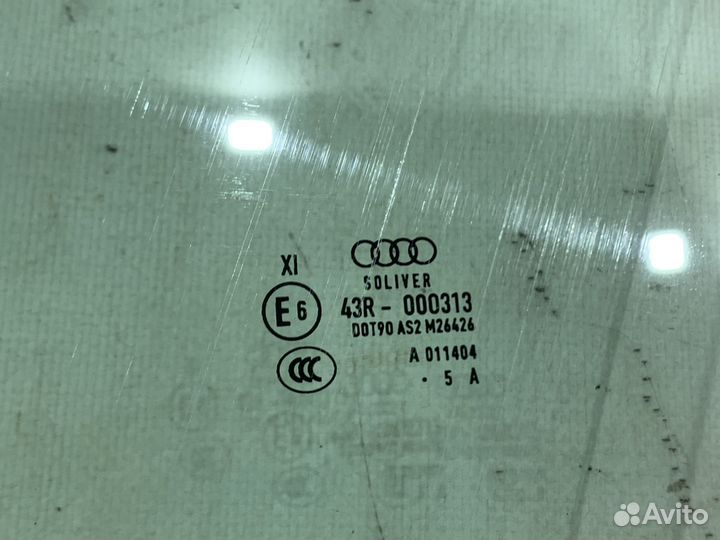 Стекло двери переднее правое Audi A7 4G