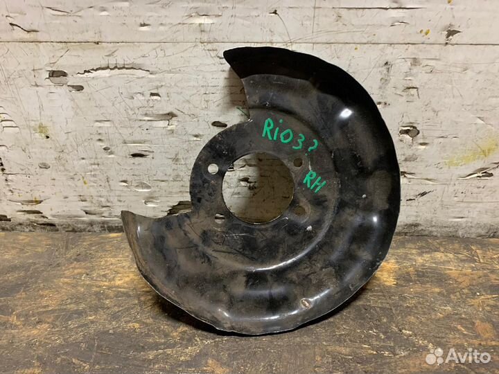 Кожух тормозной задний Kia Rio 3 11-17г