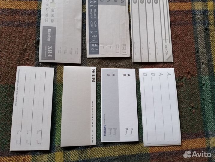 Стикеры для аудиокассет