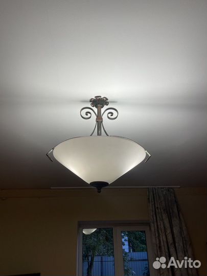 Светильник потолочный италия бу